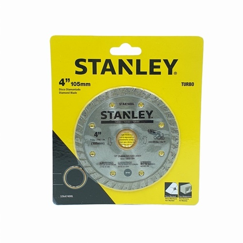 STANLEY ใบเพชร 4 นิ้ว TURBO ตัดคอนกรีต/แกรนิต รุ่น STA47400L