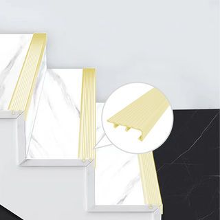 MAC จมูกบันได PVC หน้ากว้าง 45 มม. ยาว 2 เมตร รุ่น YS-45-B-H สีเบจ