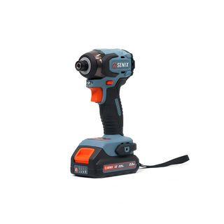 SENIX สว่านไขควงไร้สาย Brushless 1/4นิ้ว 20V(Max) (พร้อมแบตเตอรี่ 2.0Ah 1 ก้อน) รุ่น PDIX2-M2-EU สีน้ำเงิน - ดำ