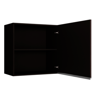 MJ ตู้แขวนเดี่ยว รุ่น  X-W6060X-DC ขนาด 60x60 ซม.สีดาร์กช็อค