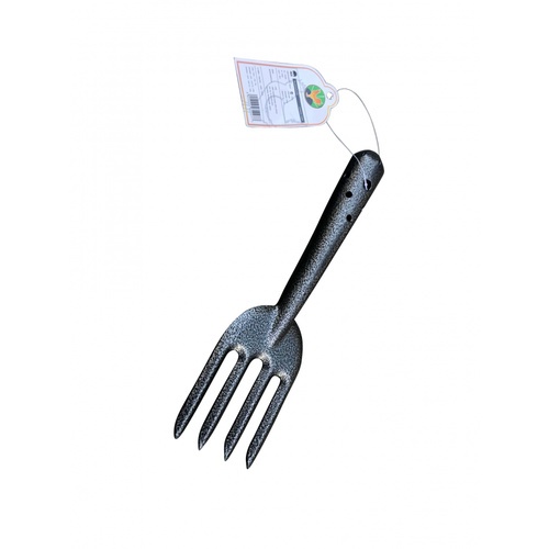 POLLO  ส้อมพรวนด้ามเหล็ก รุ่น RH6189B ขนาด26.8x7.2ซม สีดำ