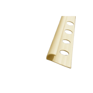 MAC คิ้วกระเบื้องPVC แบบโค้ง ขนาด 8 มม. ยาว 2 เมตร รุ่นGGW-037- BE สีเบจ