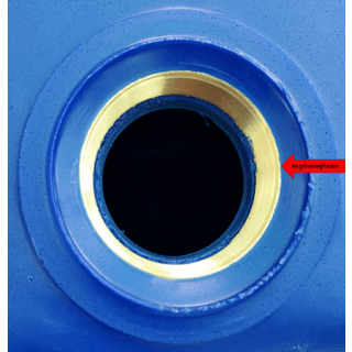 EASY ถังเก็บน้ำบนดินสีเรียบ ขนาด 3000L รุ่น WT-3000 สีน้ำเงิน