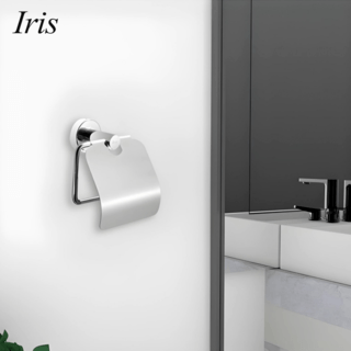 Iris ที่ใส่กระดาษชำระสแตนเลส201 รุ่น เวนิส-TH01 ขนาด 14.5x15.5x6 ซม. สีโครเมี่ยม
