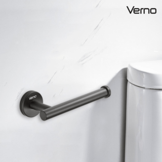 Verno ที่ใส่กระดาษชำระสแตนเลส304 รุ่น เกรเซอร์-TH01 ขนาด 15.2x9x5.5 ซม. สีเทา