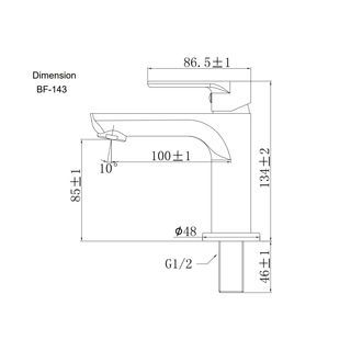 HANG ก๊อกเดี่ยวอ่างล้างหน้าก้านโยก BF143