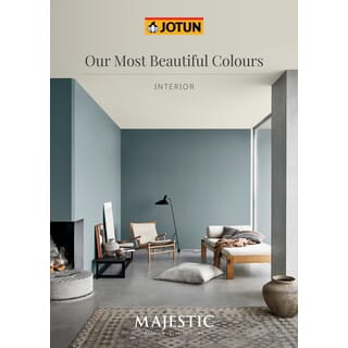Jotun สีน้ำภายใน มาเจสติก เพียว คัลเลอร์ ด้าน 3.6 ลิตร เบส B