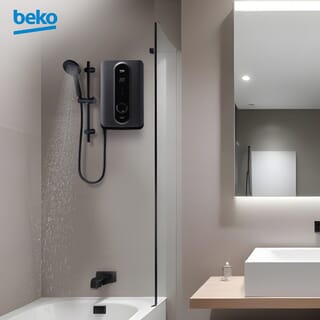 BEKO เครื่องทำน้ำอุ่น ขนาด 5000 วัตต์ รุ่น BWI50DNG สีดำ