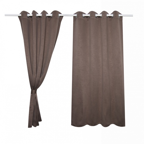 DAVINCI ผ้าม่านหน้าต่าง รุ่น  Mila-13 ขนาด 140x160 ซม. สีอิฐ