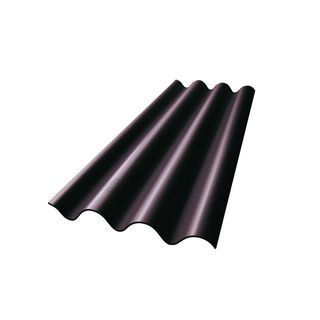 ห้าห่วง กระเบื้องหลังคาไตรลอน 0.50x50x150ซม. สีน้ำตาลมุกโกเมน