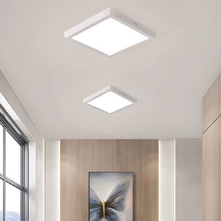 EILON ดาวน์ไลท์ LED แบบลอยหน้าเหลี่ยม 8 นิ้ว 18W รุ่นTP-SDW-SW-18DL แสงเดย์ไลท์ สีขาว 