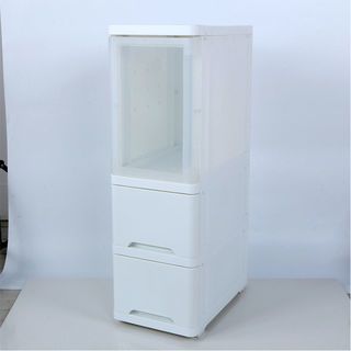 GOME ตู้ลิ้นชักแคบ 3ชั้น รุ่น smal J-25123 ขนาด 25x40x80 ซม. สีขาว