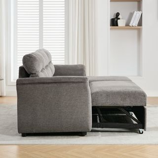 (1/2)PULITO โซฟาผ้า 3 ที่นั่ง รุ่น KONRAD ขนาด 226x140x88.5 ซม. สีเทา