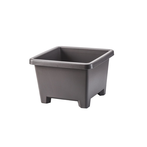 Tree’ O กระถางต้นไม้ รุ่น PY-2008GY ขนาด 27.6 x 27.6 x 19 ซม. (12นิ้ว) สีเทา