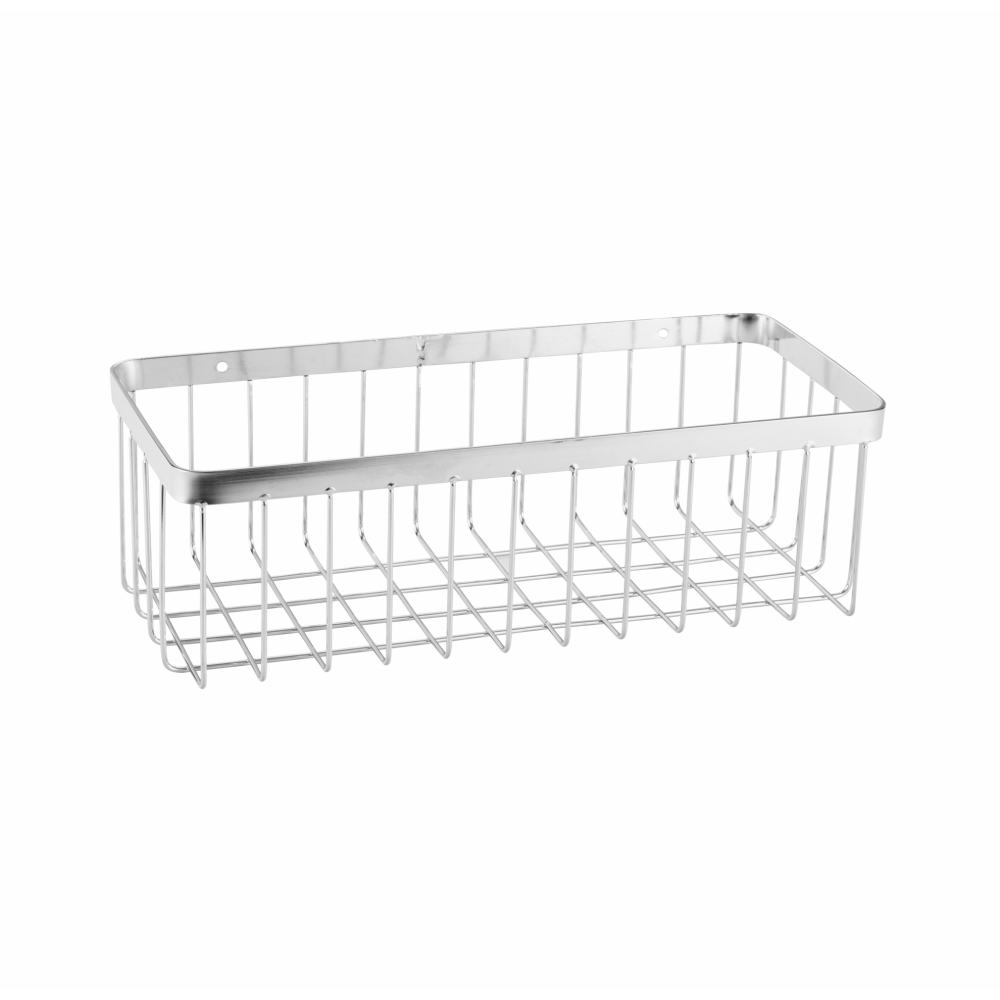 Iris  ตะแกรงชั้นวางของอเนกประสงค์สแตนเลส รุ่น เวนิส PQS-TQ-207 ขนาด 31x14x10 ซม.