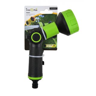 Tree O Plus ปืนฉีดน้ำแบบควบคุมด้วยนิ้วหัวแม่มือปรับ9รูปแบบ รุ่นGLB-623029-0 สีเขียวดำ