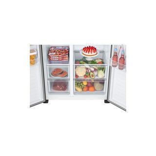 LG ตู้เย็น Side by side รุ่น GC-B187JBAM ขนาด 18Q สีดำ