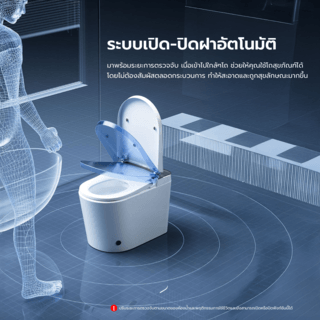 Verno สุขภัณฑ์อัจฉริยะ รุ่น Pro Hygiene M8 4.8L