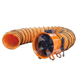 INOVA พัดลมดูดอากาศ 8 นิ้ว รุ่น PVT-20 สีส้ม-ดำ