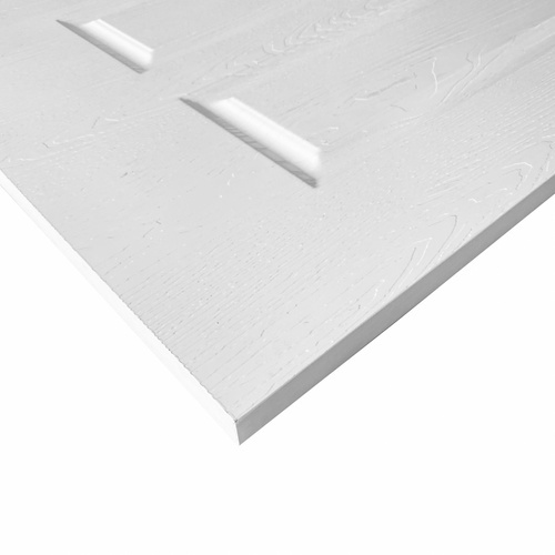 WELLINGTAN ประตูยูพีวีซี บานทึบ 4ฟักตรง UPVC-W004P 80x200ซม. WHITE OAK