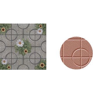 Marbella กระเบื้องเซรามิคปูพื้น 16x16 นิ้ว รุ่น กลางพุ่มไม้ ZYM3483 Matt (12P)