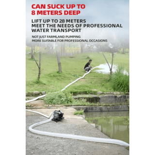 OO POWER เครื่องสูบน้ำ 2 จังหวะ 40.2CC. รุ่น OO-WP25B ขนาด 1 นิ้ว สีเขียวดำ