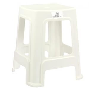 SUMMER SET เก้าอี้พลาสติก รุ่น นิวลุค FT-259/A ขนาด40x40x45 ซม.สีขาว 