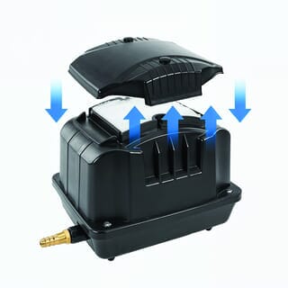 BOYU ปั๊มออกซิเจน รุ่นSES-60 ขนาด35W Qmax60L/H สีดำ