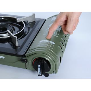 FIGTHER เตาพกพา JUNGLE สีเขียว-ดำ