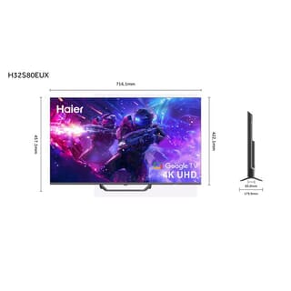 HAIER Smart TV ขนาด 32 นิ้ว รุ่น H32S80EFX สีดำ