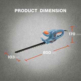 SENIX เครื่องตัดพุ่มไม้ไฟฟ้า ใบตัดขนาด 15 นิ้ว 450W  รุ่น HTE4.5-L1-EU สีน้ำเงิน