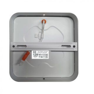 HI-TEK โคมดาวน์ไลท์ LED แบบติดลอยหน้าเหลี่ยม 6นิ้ว 12W รุ่น ECO SERIES  แสงวอร์มไวท์