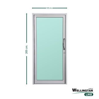 WELLINGTAN (LIKE) ประตูอะลูมิเนียม บานสวิงเดี่ยว W-AL/006 100x205ซม. สีขาว