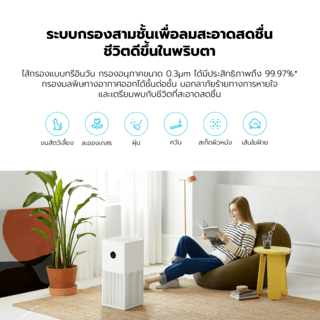Xiaomi เครื่องฟอกอากาศ  Mi Smart Air Purifier 4 Lite TH รุ่น AC-M17-SC  สีขาว