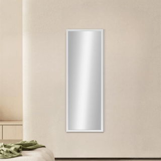 Nice กระจกมีกรอบ (PS) รุ่น สลิม-ไวท์ ขนาด 30x90 ซม. สีขาว 