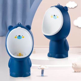 Primo Kids โถฝึกยืนฉี่หมี รุ่น Bear UN01B สีน้ำเงิน