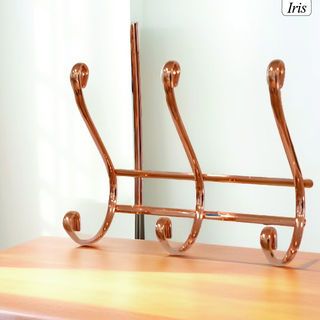 Iris ขอแขวนผ้าสแตนเลส 5 ขอ รุ่น GZC043   สีชมพู