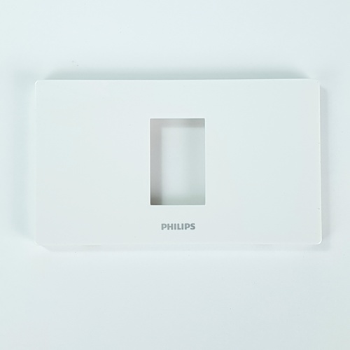 PHILIPS หน้ากาก 1 ช่อง รุ่น Leafstyle สีขาว