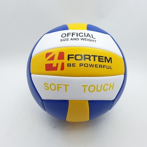 4TEM ลูกวอลเลย์บอลPVC เบอร์ 5
รุ่น GY-184 ขนาด Φ20.5 ซม. สีเหลือง-น้ำเงินแถมเข็มก๊าซ