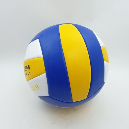 4TEM ลูกวอลเลย์บอลPVC เบอร์ 5
รุ่น GY-184 ขนาด Φ20.5 ซม. สีเหลือง-น้ำเงินแถมเข็มก๊าซ