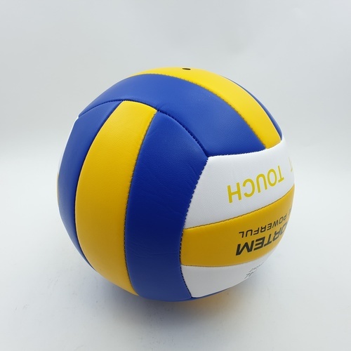 4TEM ลูกวอลเลย์บอลPVC เบอร์ 5
รุ่น GY-184 ขนาด Φ20.5 ซม. สีเหลือง-น้ำเงินแถมเข็มก๊าซ