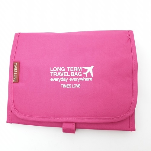 กระเป๋าจัดระเบียบแยกชิ้นได้ รุ่น ZRH-019-FS ขนาด 23.5x18x3 cm สีชมพูบานเย็น