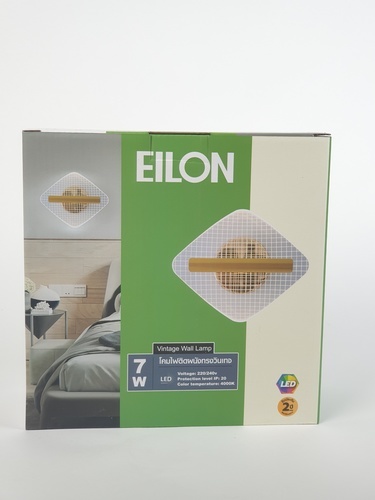 EILON โคมไฟติดผนังทรงวินเทจ 4W 4000K รุ่น YBD-19 แสงคูลไวท์ สีใส