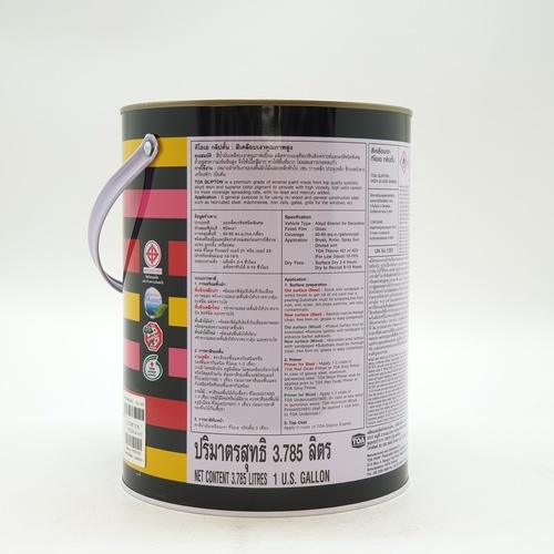 ทีโอเอ กลิปตั้น สีเคลือบเงา #G100 1 กล สีขาว