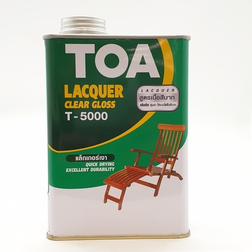 Lacquer ភ្លឺ T-5000 TOA 1/4gl.