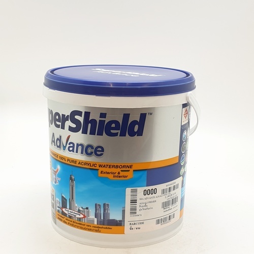 ซุปเปอร์ชิลด์ แอดวานซ์ สีรองพื้นปูนใหม่ #0000 1 กล สีขาว