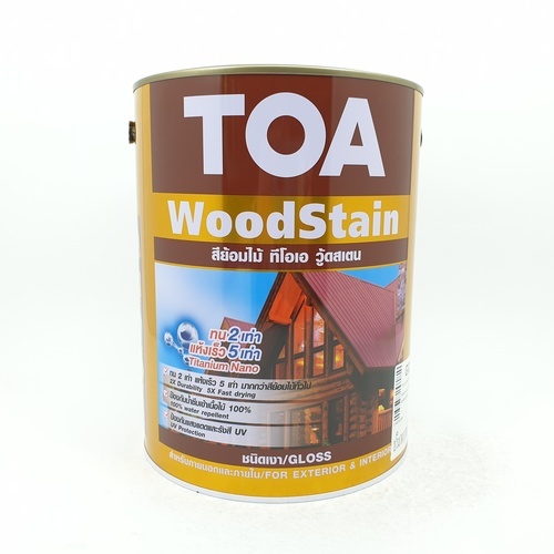 ทีโอเอ สีย้อมไม้ เงา #G02 1 กล สีมะฮอกกานี