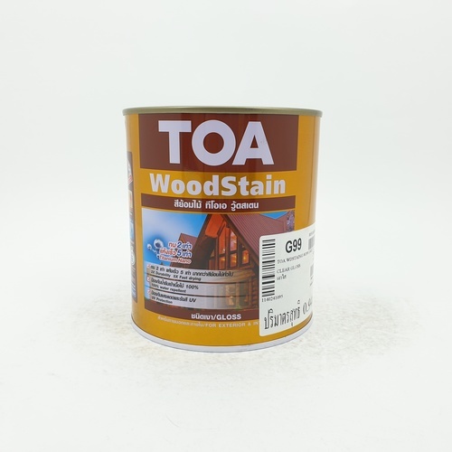 ทีโอเอ สีย้อมไม้ เงา #G99 1/4 กล สีเงาใส