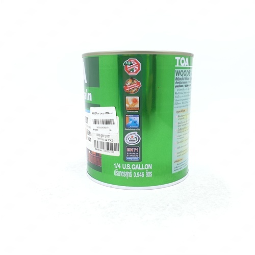 ทีโอเอ สีย้อมไม้ กึ่งเงา #S01 1/4 กล ไม้สัก