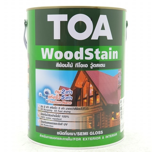 ทีโอเอ สีย้อมไม้ กึ่งเงา #S01 1 กล ไม้สัก